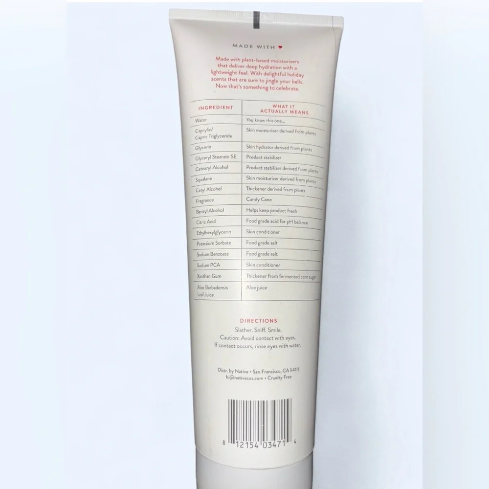 Native Candy Cane Body Lotion (12 oz)
